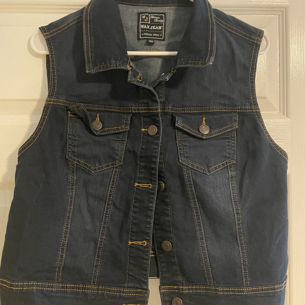 Wax Jean Premium Denim Vest